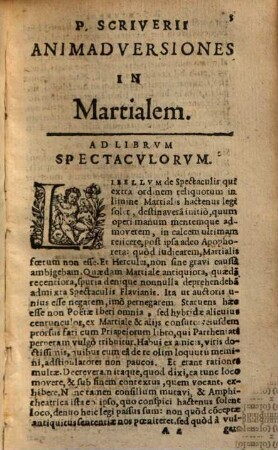 P. Scriverii Animadversiones In Martialem : Opus iuvenile, et nunc primùm ex intervallo quindecim annorum repetitum