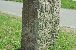 Bundesstraße 75: Grenzstein Amt Tremsbüttel