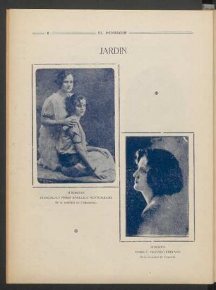 [Fotografía de] Señoritas Francisca y María Angélica Montealegre : Dela sociedad de Chinandega