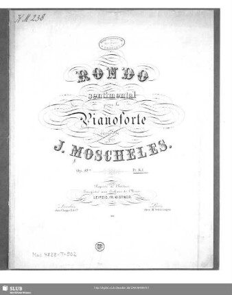 Rondo sentimental pour le Pianoforte : Op. 82a