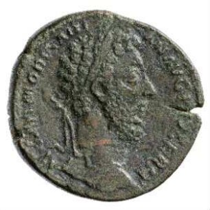 Münze, Sesterz, 184 - 185 n. Chr.