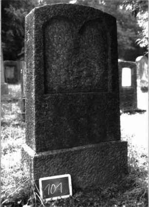 Grabstein 101 Texttafel fehlt: Grabstein 101