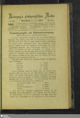 Photolithographie mit Halbtonübertragung