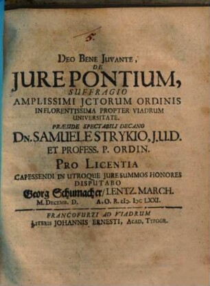 De Iure Pontium