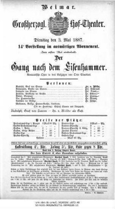 Der Gang nach dem Eisenhammer