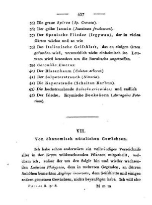 VII. Von ökonomisch nützlichen Gewächsen