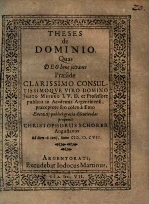 Theses de Dominio