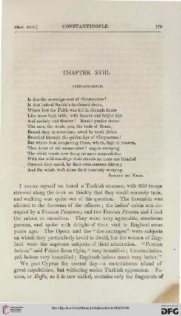 Chapter XVIII: Constantinople
