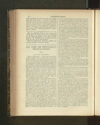 Les Voies De Pénétration.