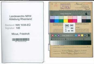 Entnazifizierung Friedrich Micus , geb. 02.09.1894 (Steiger)
