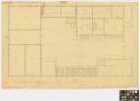 Obernfeld ([Landkreis Duderstadt]): Dreiseithof. - Wohnhaus (Grundriss des Erdgeschosses). - Pferdestall (Grundriss). - Schafstall (Grundriss). - Schweinestall (Grundriss). - Scheune (Grundriss). - Remise (Grundriss). - Gemüsegarten (Aufsicht). - Brunnen (Grundriss)