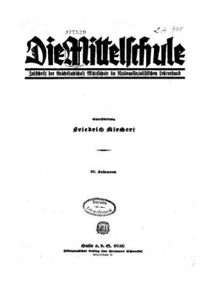 50: Die Mittelschule - 50.1936