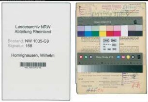 Entnazifizierung Wilhelm Homrighausen , geb. 30.12.1908 (Polier)