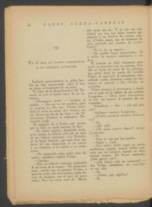 VII - En el que el lector encuentra a un antiguo conocido