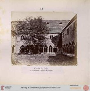 34. Wimpfen im Thal: St. Peterskirche (Nördlicher Kreuzgang)