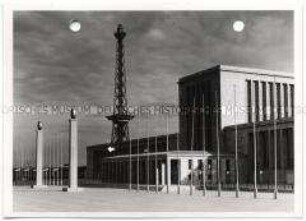 Berlin, Charlottenburg, Ausstellungsgelände und Funkturm