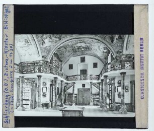 Schlierbach, Zisterzienserkloster : Innenansicht, Bibliothek