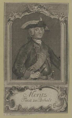 Bildnis von Moritz, Fürst von Anhalt-Dessau