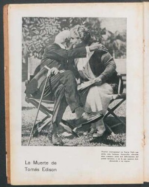 La muerte de Tomás Edison