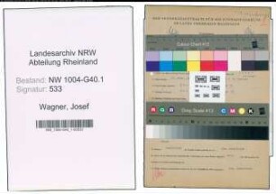 Entnazifizierung Josef Wagner , geb. 18.02.1901 (Uhrenmechaniker)