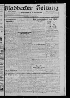 Gladbecker Zeitung. 1898-1933