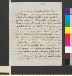 Brief von Marschall auf Burgholzhausen, Hortensia Gräfin von an Goethe, Johann Wolfgang von