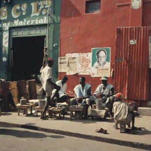 Straßenszene, Accra