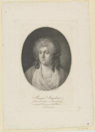 Bildnis der Anna Amalia von Braunschweig