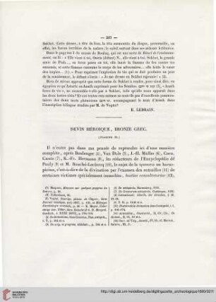 6: Devin Héroique, bronze Grec