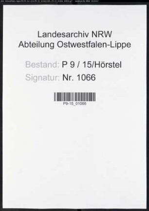 Sterberegister Standesamt Hörstel