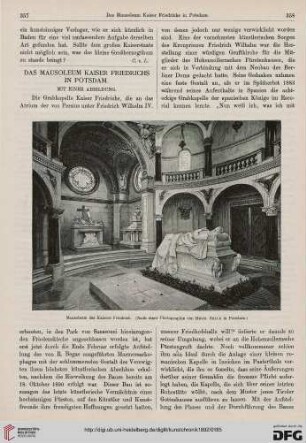Das Mausoleum Kaiser Friedrichs in Potsdam