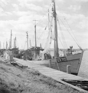 Werft mit Fischkuttern : Gager. Werft mit Fischkuttern