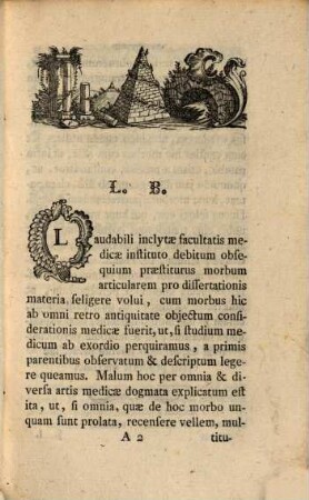 Diss. inaug. med. de arthritide