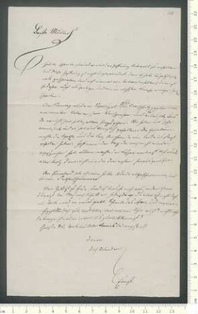 Brief von Ernst von Chamisso und Max von Chamisso an Antonie von Chamisso