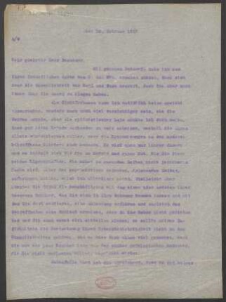 Brief an Heinrich Dessauer : 10.02.1917