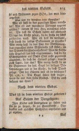Nach dem vierten Gebot.