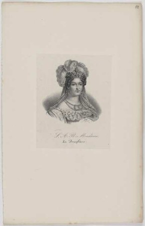 Bildnis der Marie Thérèse Charlotte de France