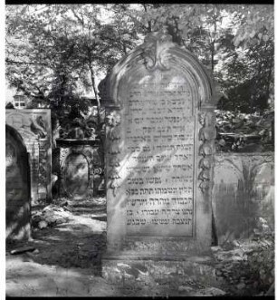 Mannheim, MA; Jüdischer Friedhof, Grab