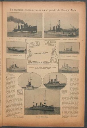 La escuadra norteamericana en el puerto de Buenos Aires