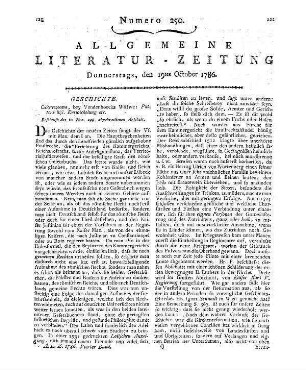 Pütter, J. S.: Historische Entwicklung der heutigen Staatsverfassung des Teutschen Reichs etc. (Beschluß des in Nro. 248. abgebrochnen Artikels.)