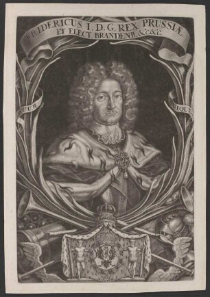 Porträt Friedrich I., König von Preußen (1657-1713)