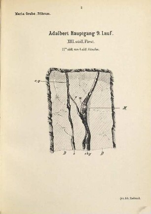 Bilder von den Lagerstätten des Silber- und Bleibergbaues zu Přibram und des Braunkohlen-Bergbaues zu Brüx, [1]. [Text]