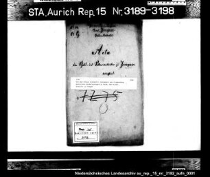 Die dem Johann Gerhard H. Hennebell aus Cloppenburg gestattete Niederlassung als Gold- und Silberarbeiter in Jemgum