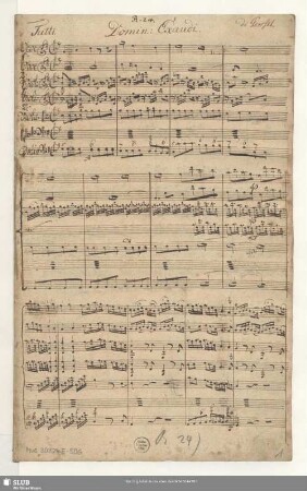 Seid getrost und freuet euch - Mus.3230-E-506 : V (4), Coro, orch; HoWV II.Anh.39