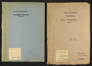 Die Bewegung im Kanton Kaiserslautern, Untersuchungsakten und Beweisstücke: Faszikel 1
