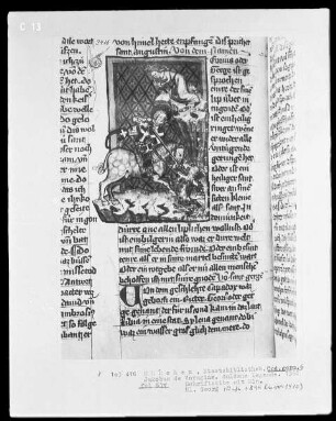 Die Legenda Aurea — Der heilige Georg, Folio 81verso