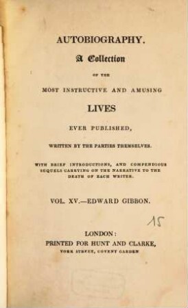 Memoires of the life and writings of Edward Gibbon, esq.. 2 (1827)