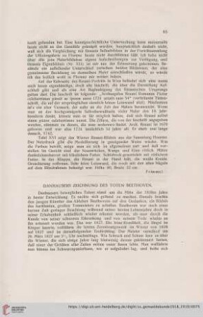 Danhausers Zeichnung des toten Beethoven