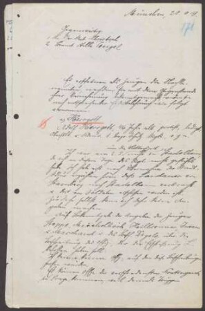 Vernehmung des Zeugen Adolf Herrgott, Oberstleutnant und Kommandeur beim 1. bayrischen Schützen-Regiments, über die Erschießung Landauers