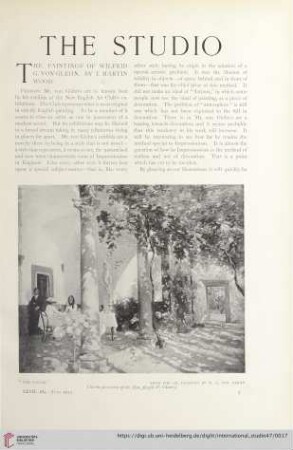 The paintings of Wilfrid G. von Glehn